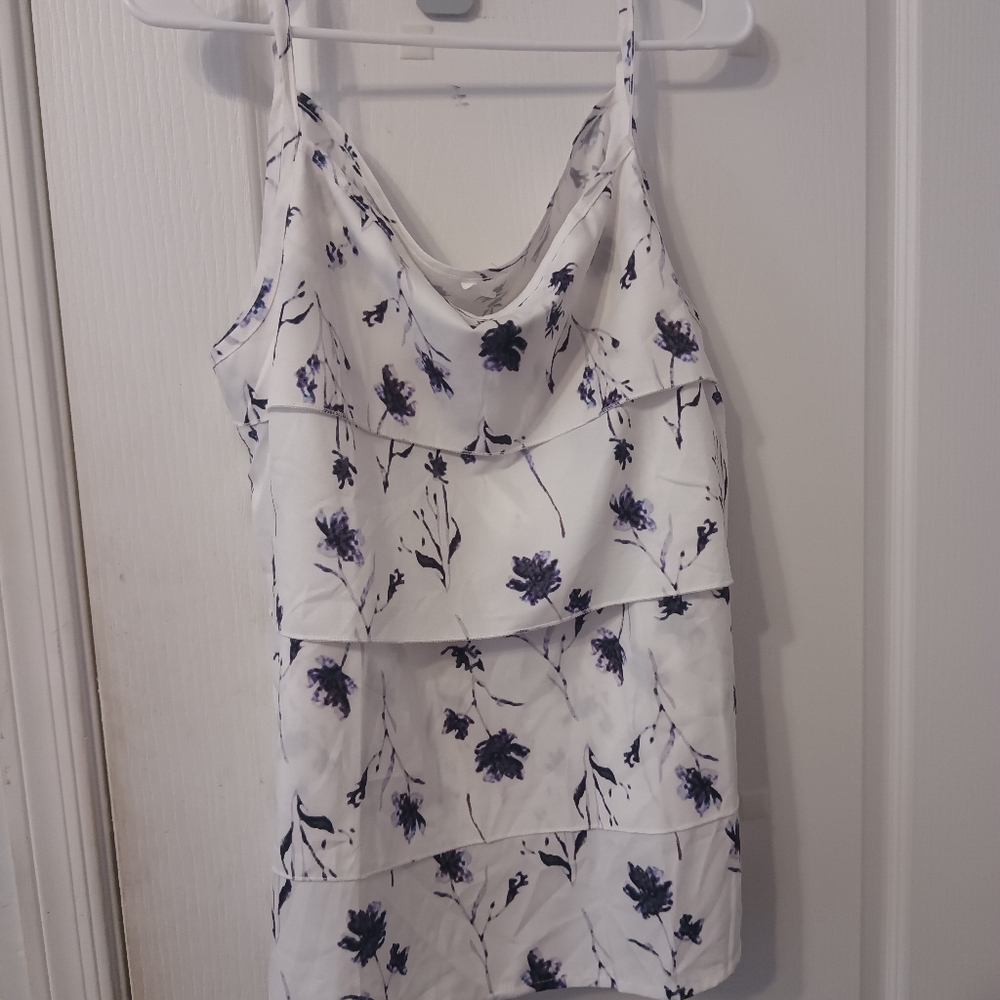 Floral Spaghetti Strap Blouse